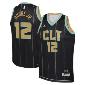 Charlotte Hornets Kelly Oubre JR 12 Jordan 2022-23 City Edition Musta Miesten Pelipaidat Swingman